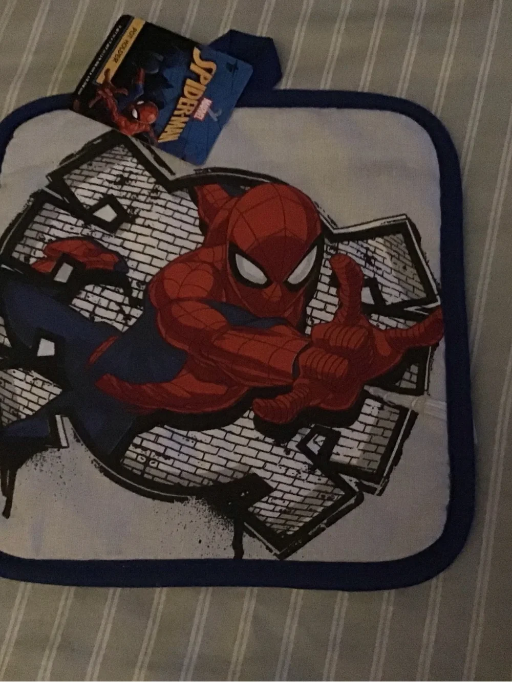 Marvel Spider-Man Pot Holders - Red, Blue, Black, White